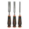 Buck Brothers 3 Piece Comfort Grip Wood Chisel Set  1/2 in, 3/4 in, 1 in 74730 - alternate 3